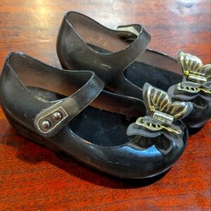 Chulis Toddler Girls Size 9 Jelly Shoes Mary Jane's Butterfly 🦋